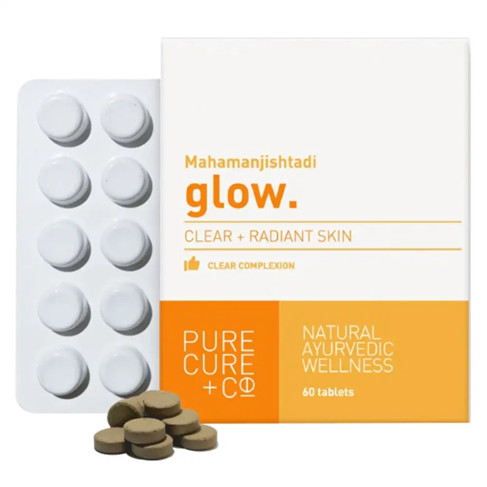 Pure Cure + Co Mahamanjishtadi Glow,  60 tablet(s)