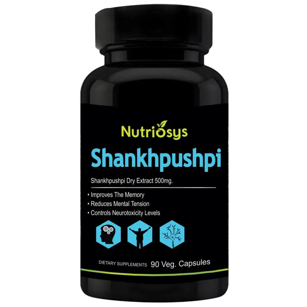 Nutriosys Shankhpushpi (500 mg),  90 veggie capsule(s)