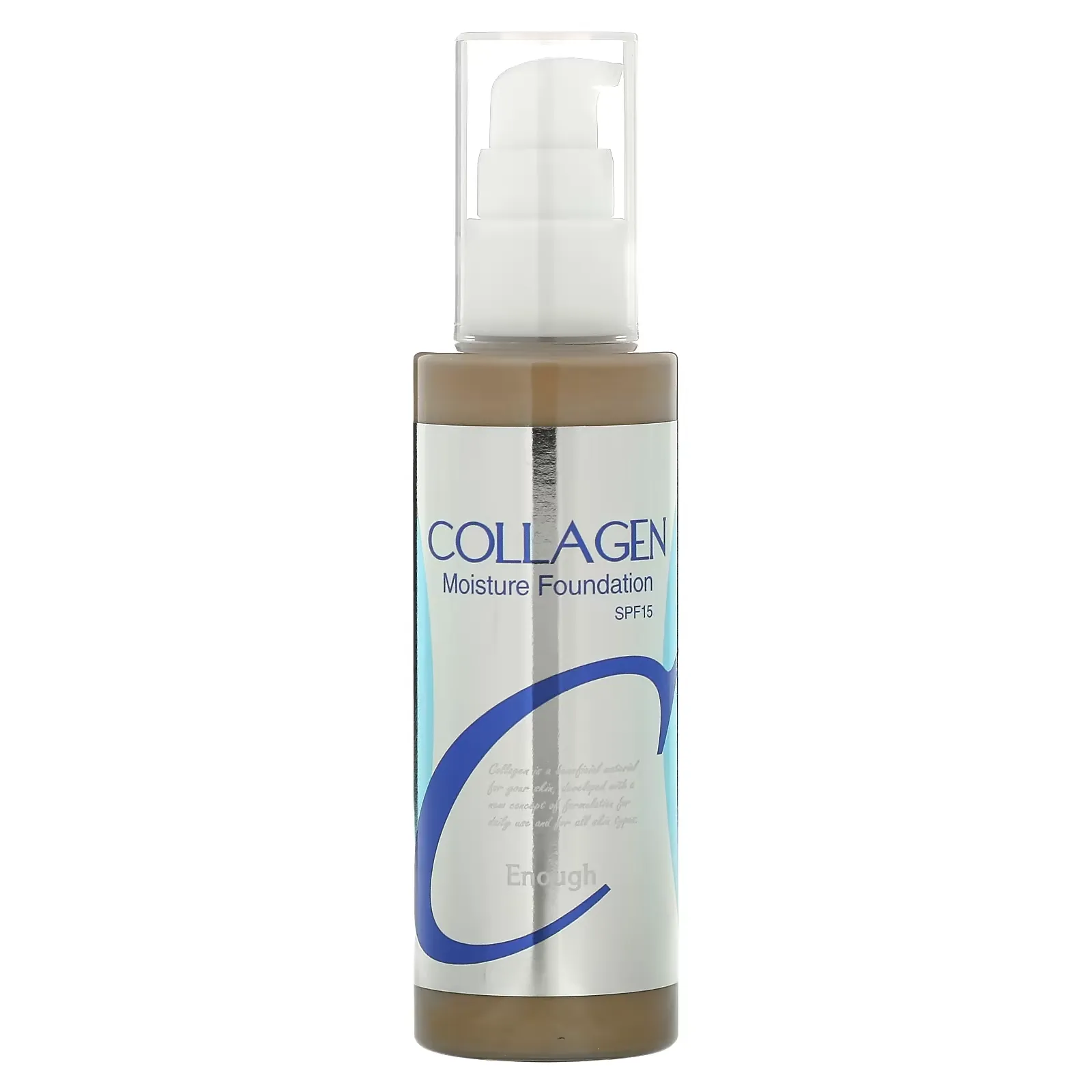 Collagen, Moisture Foundation, SPF 15, #21, 3.38 fl oz (100 ml)