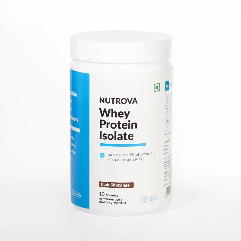 Nutrova Whey Protein Isolate - Dark Chocolate Flavour