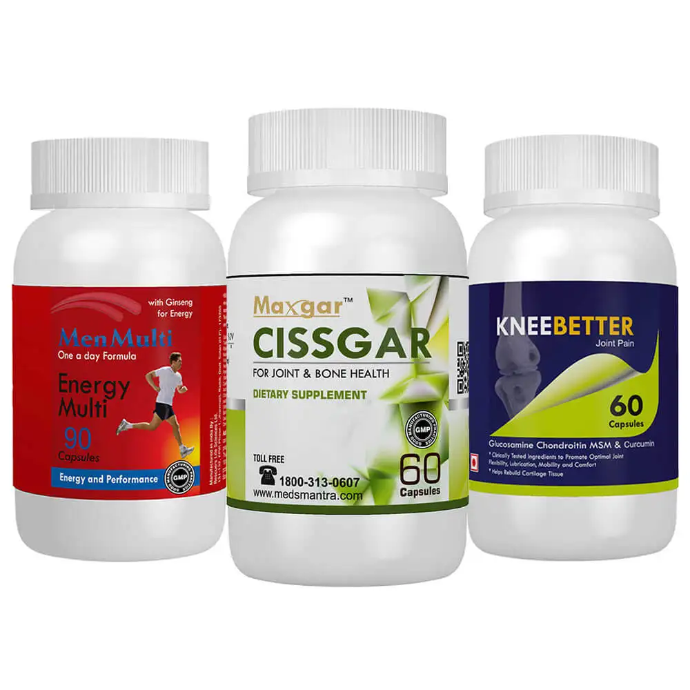 Maxgars Cissgar Mensmulti & Kneebetter Combo,  3 Piece(s)/Pack