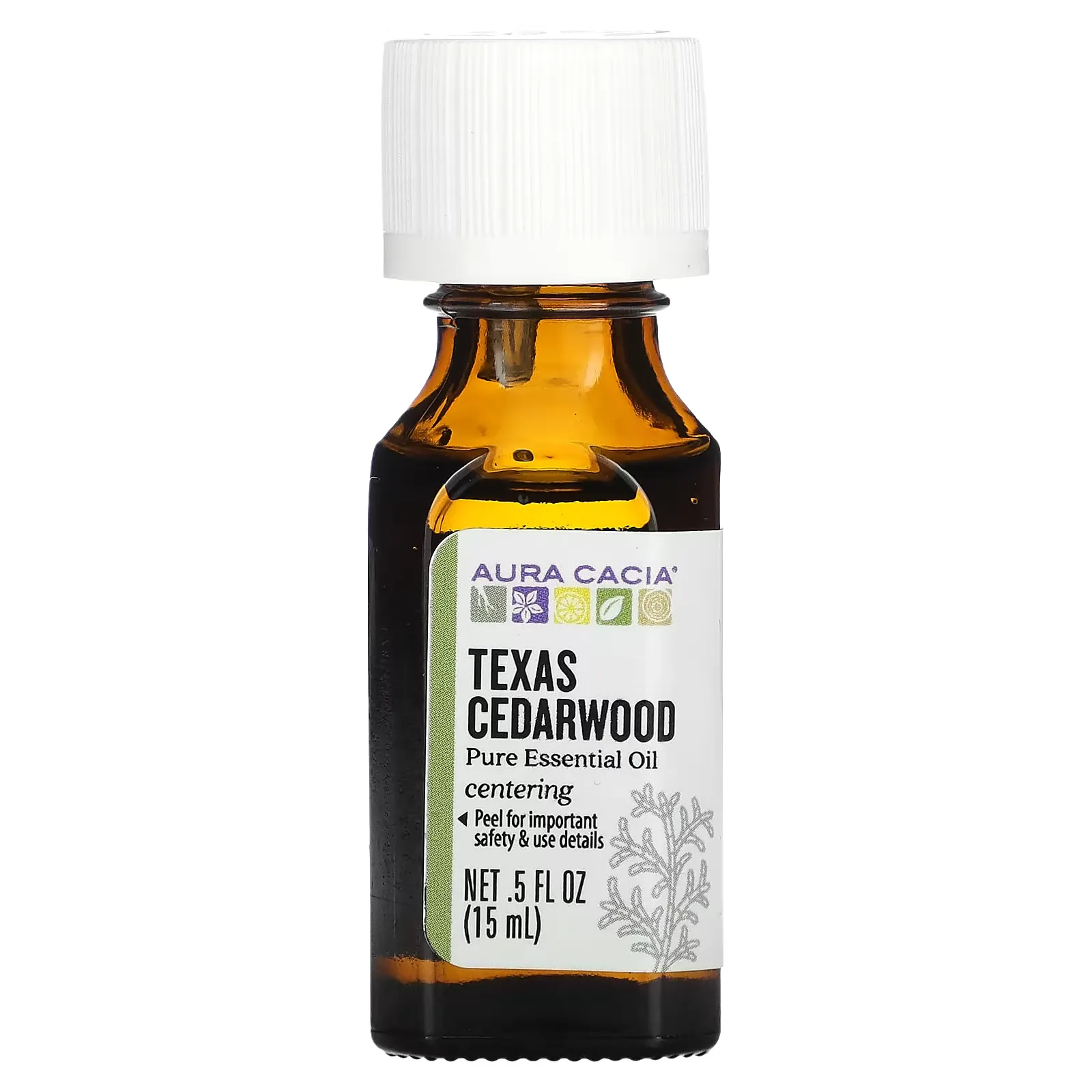 Pure Essential Oil, Texas Cedarwood, 0.5 fl oz (15 ml)