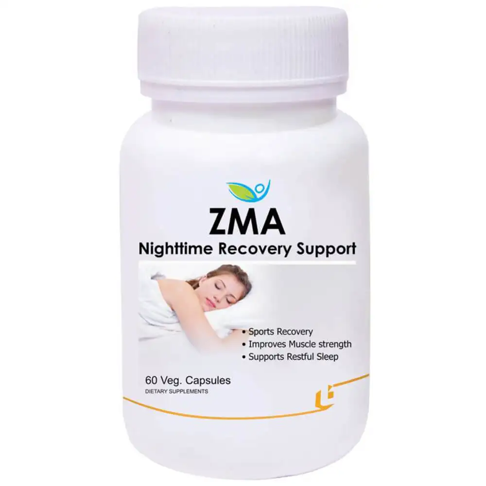 Biotrex ZMA Nighttime Recovery Support,  60 veggie capsule(s)  Unlfavoured