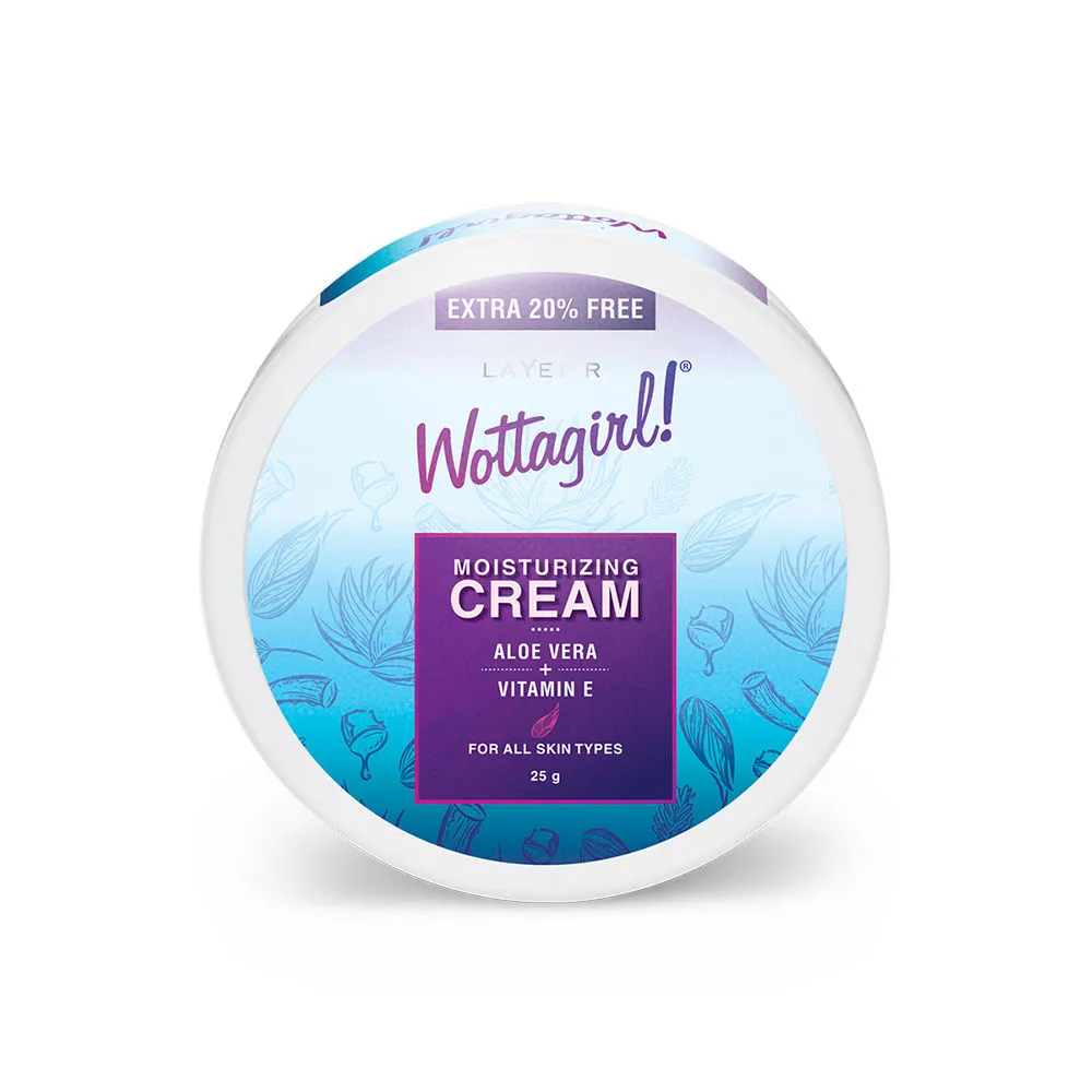 Layer'r Wottagirl Moisturizing Cream Aloe Vera + Vitamin E