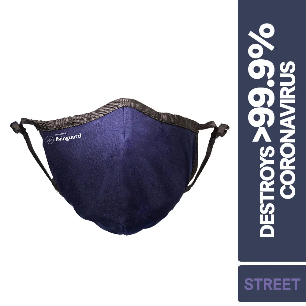 Livinguard Face Mask Street (M) - Bombay Blue