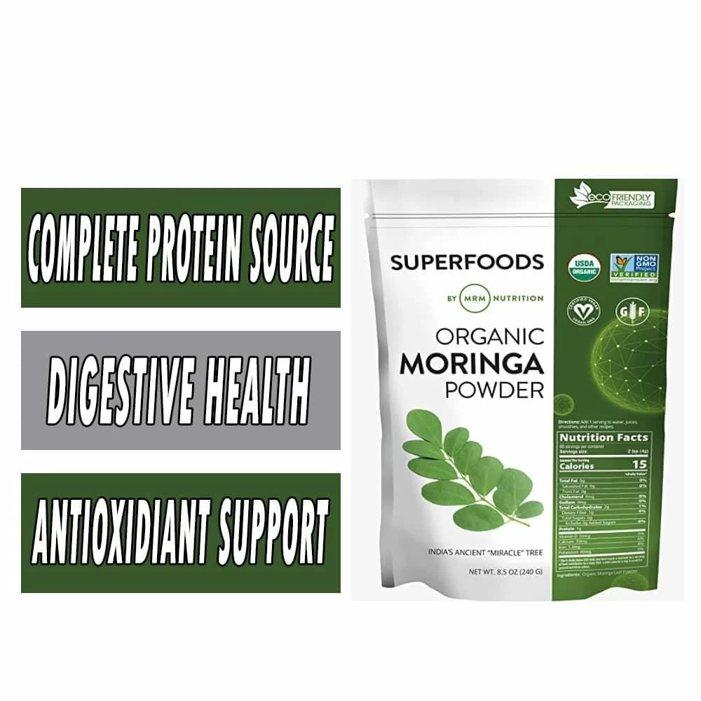 MRM Moringa Powder - Organic - 240 Grams