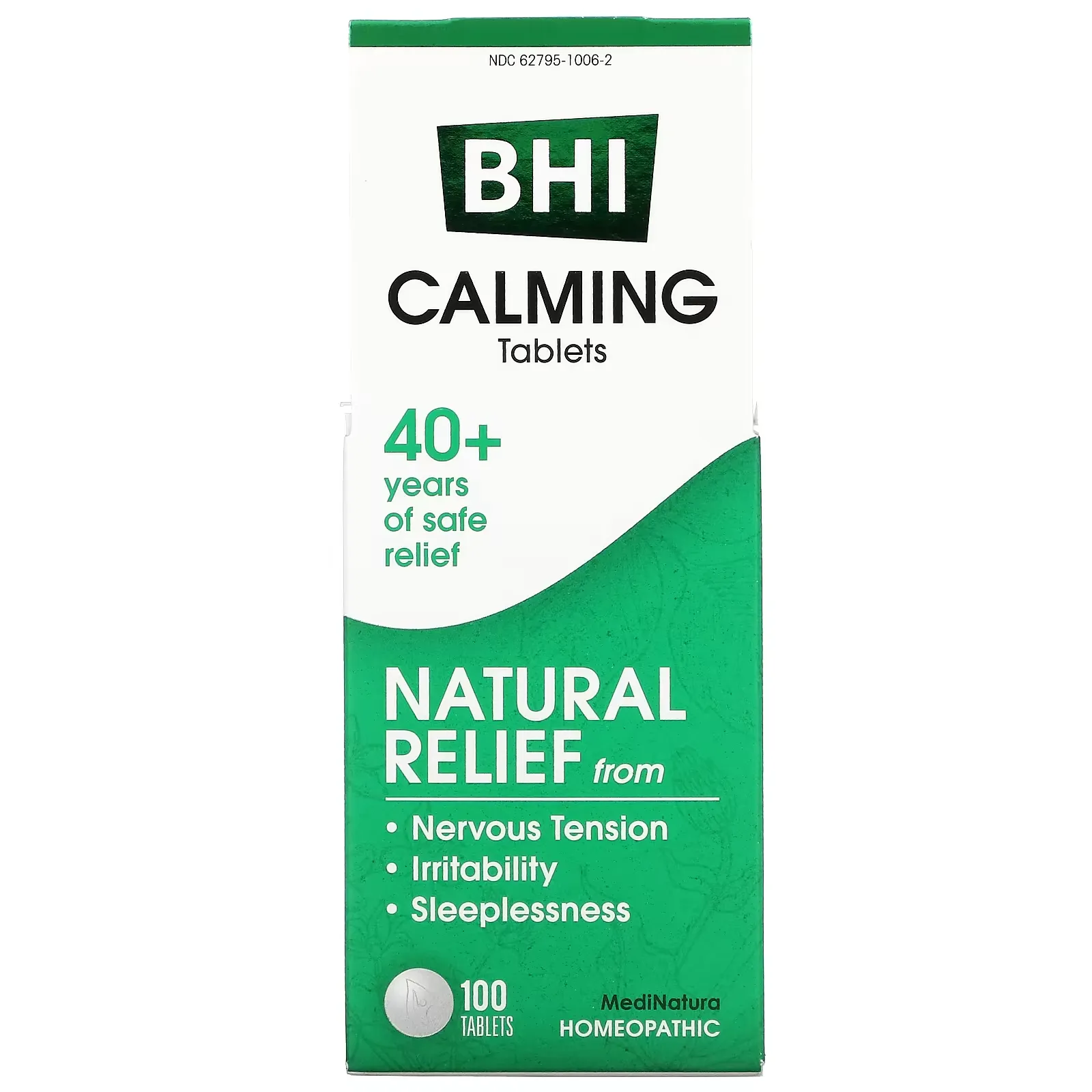 BHI, Calming, 100 Tablets