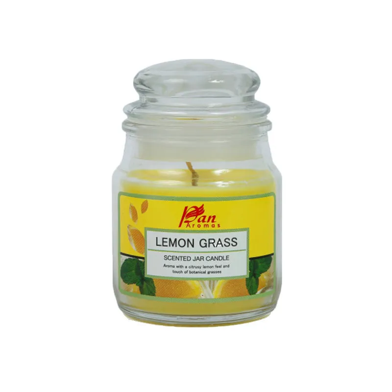 Pan Aromas Lemon Grass Scented Jar Candle