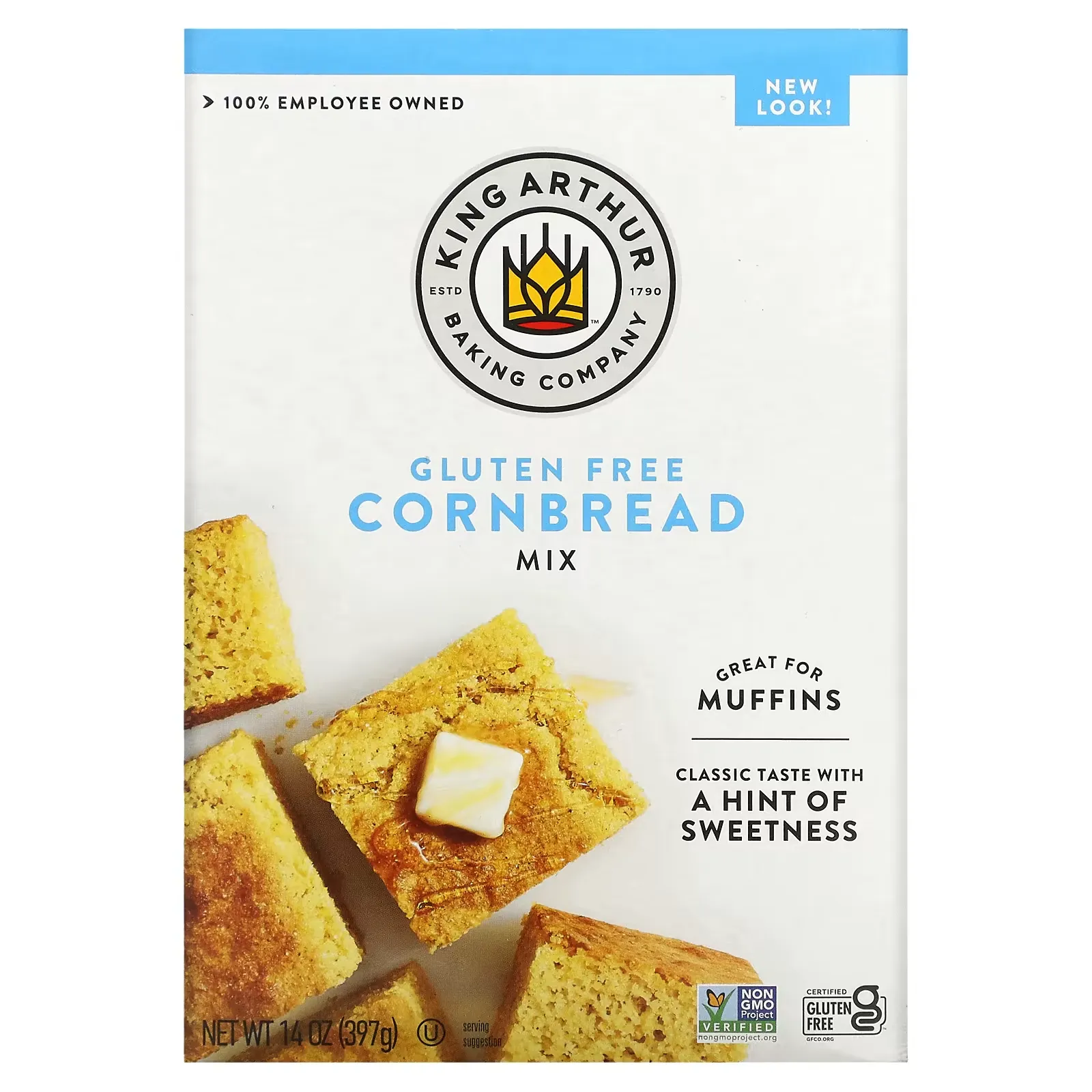 Gluten Free Corn Bread Mix, 14 oz (397 g)