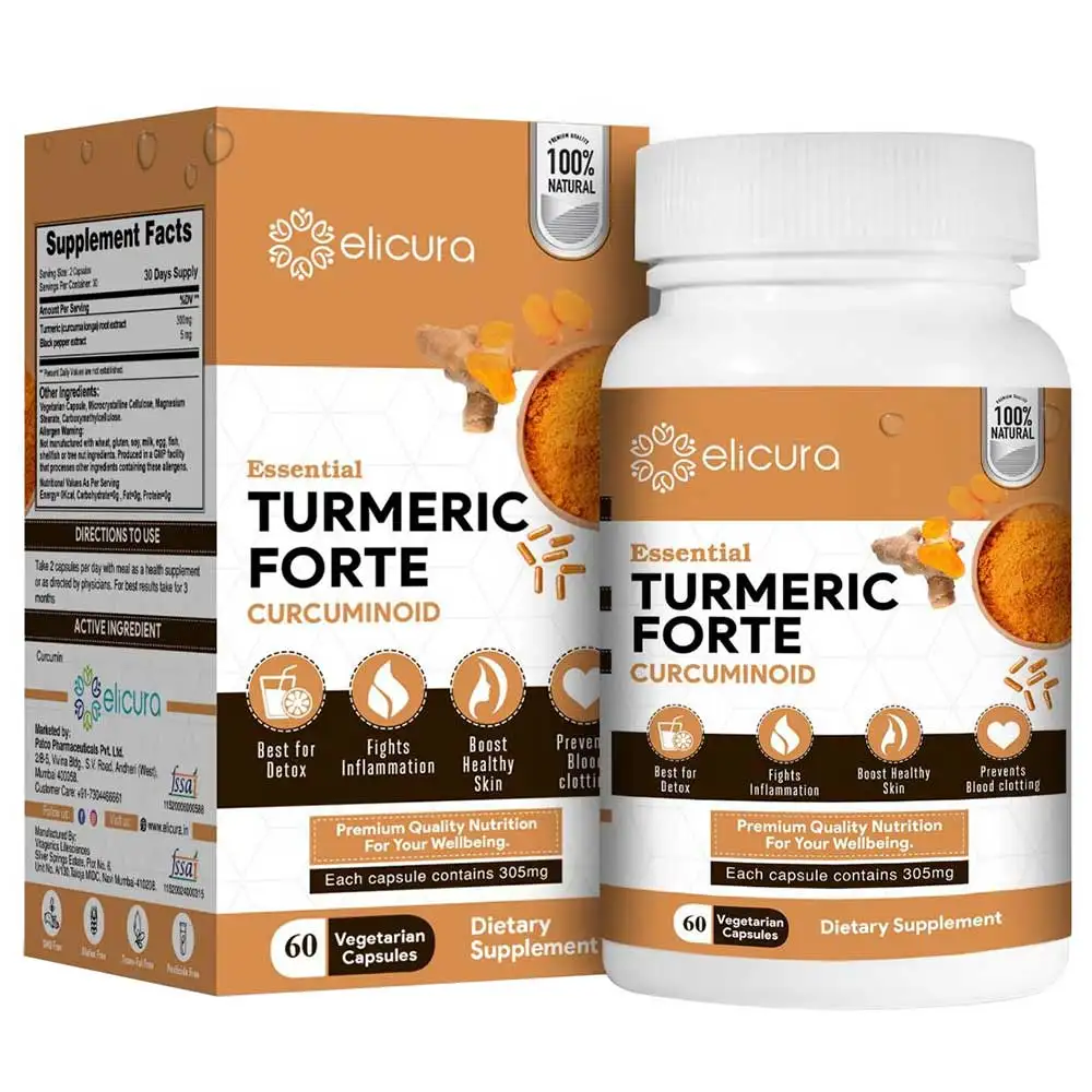 elicura Turmeric Forte,  60 veggie capsule(s)