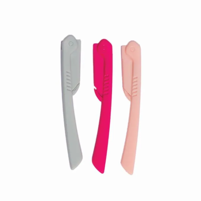 GUBB- Foldable Eyebrow & Facial Hair Razor - Can Be Used On Upper Lips, Chin, Peach Fuzz, 3 pcs