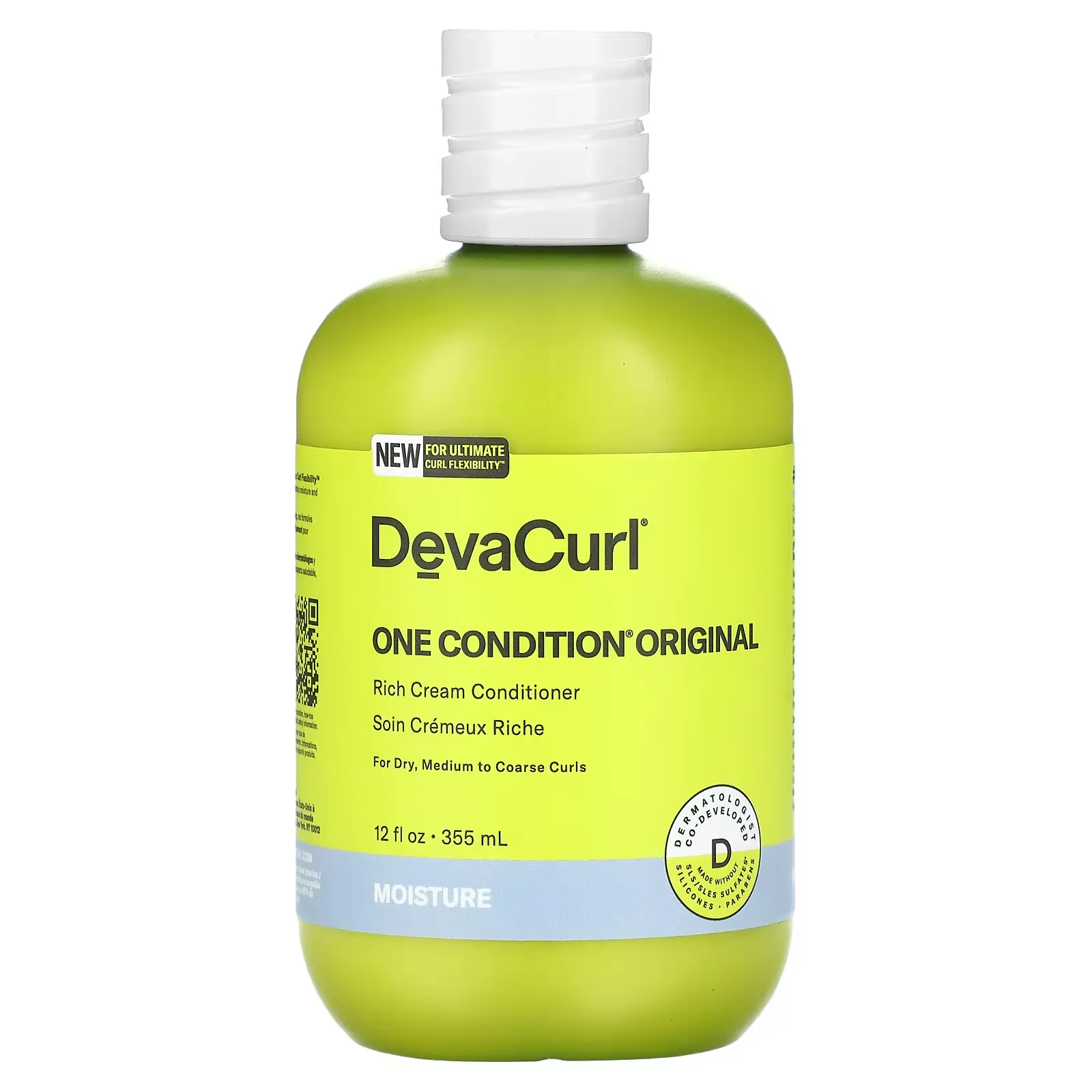 One Condition Original, Rich Cream Conditioner, For Dry, Medium to Coarse Curls, 12 fl oz (355 ml)