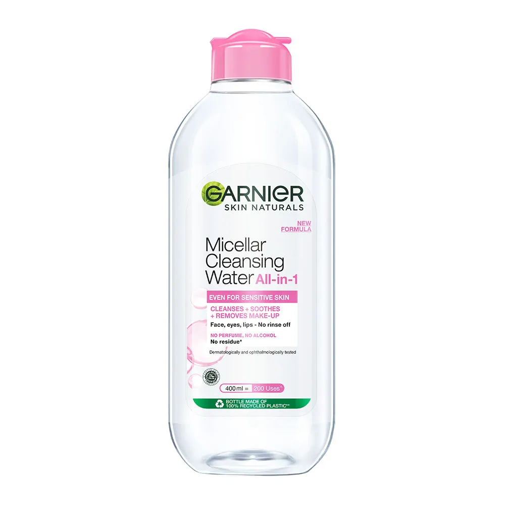 Garnier Micellar Cleansing Water Pink, For Sensitive Skin