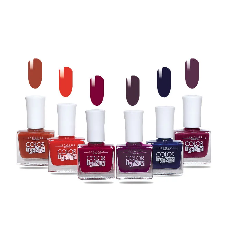 Incolor Color Trendy Matte Nail Enamel Combo - 12