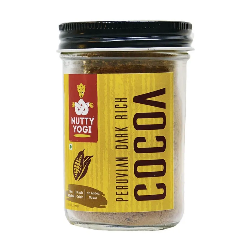 Nutty Yogi Peruvian Dark Rich Cocoa Powder