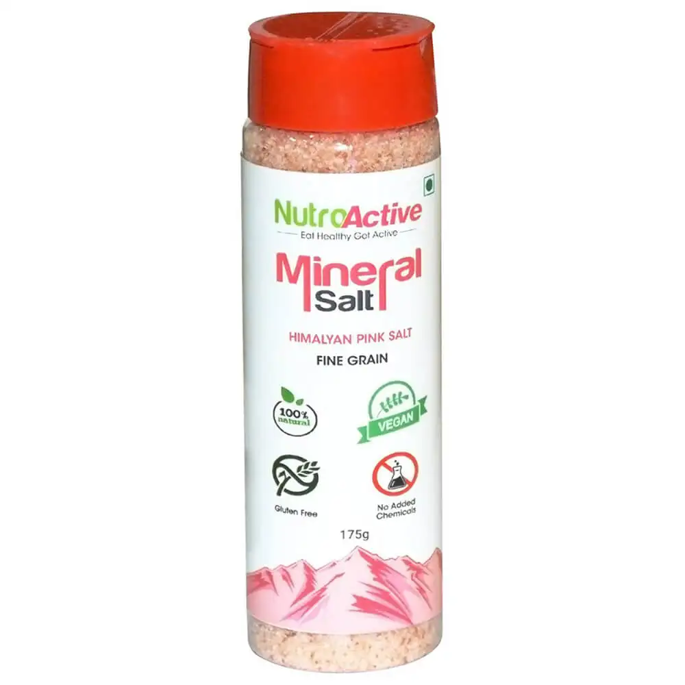 NutroActive Mineral Salt Himalayan Pink Extra Fine Grain,  175 g