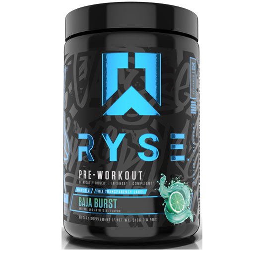 Ryse Blackout Pre Workout - Baja Burst - 25 Servings