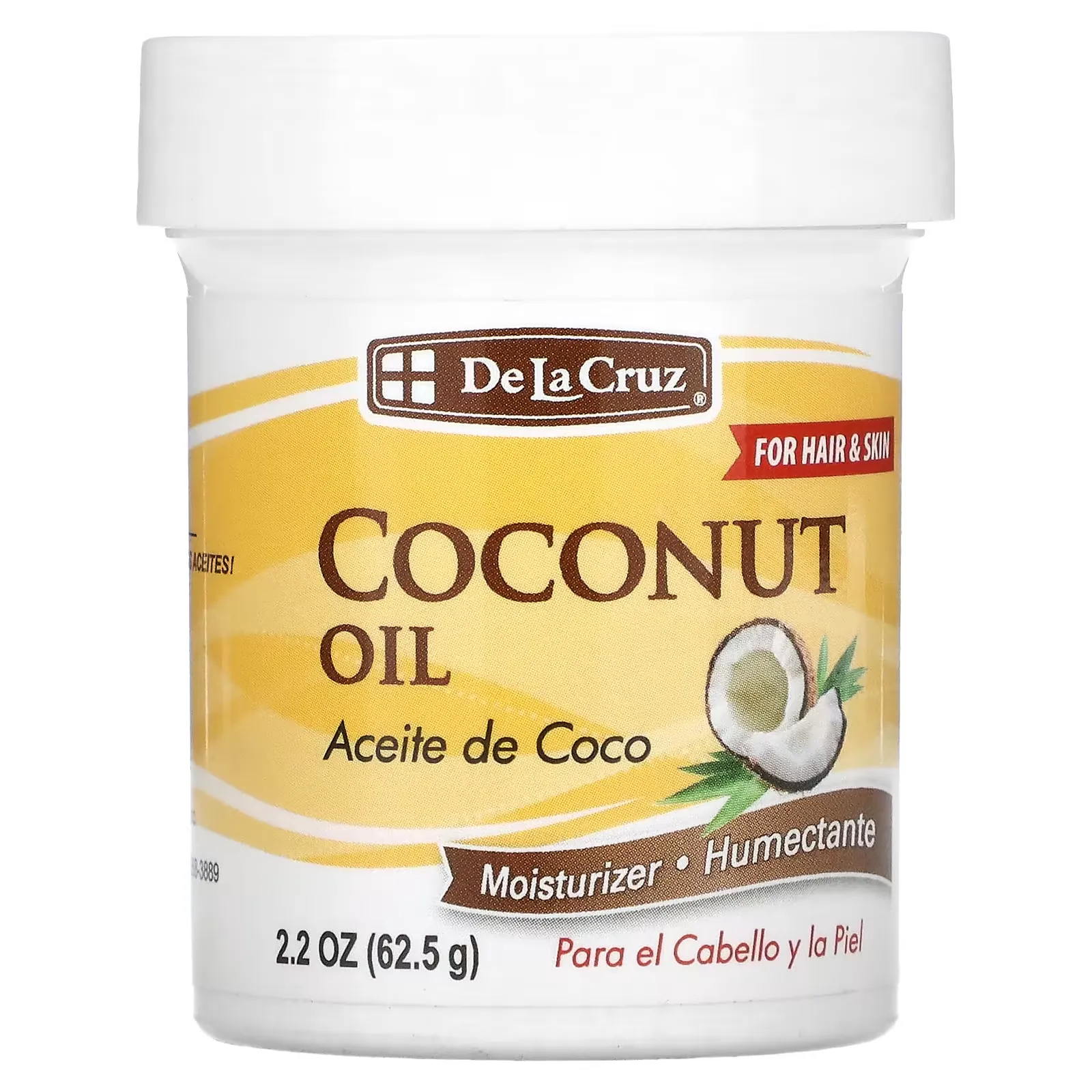 Coconut Oil, Moisturizer, 2.2 oz (62.5 g)