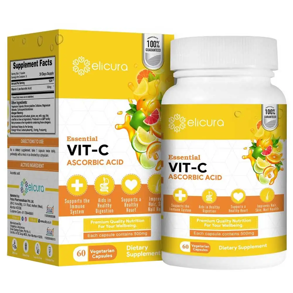 elicura Vit-C,  60 veggie capsule(s)  Unflavoured