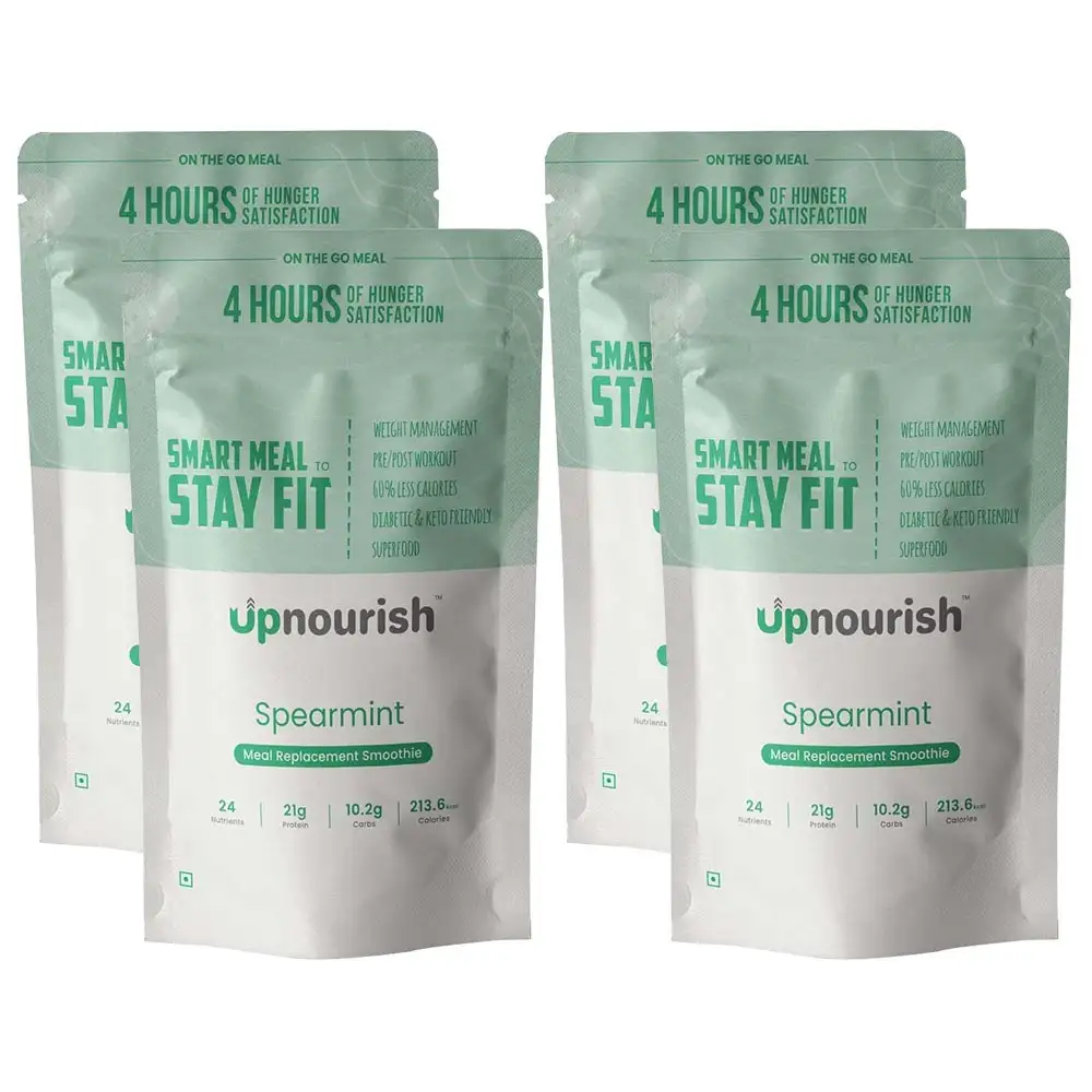 Upnourish Smoothie,  50 g  Spearmint (Pack of 4)