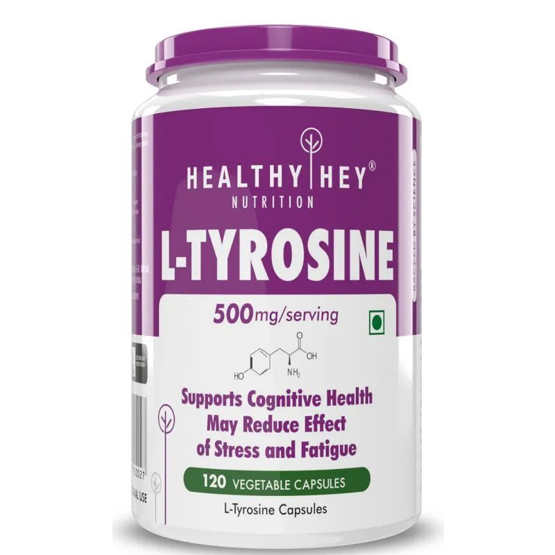 HealthyHey Nutrition L - Tyrosine - Capsules