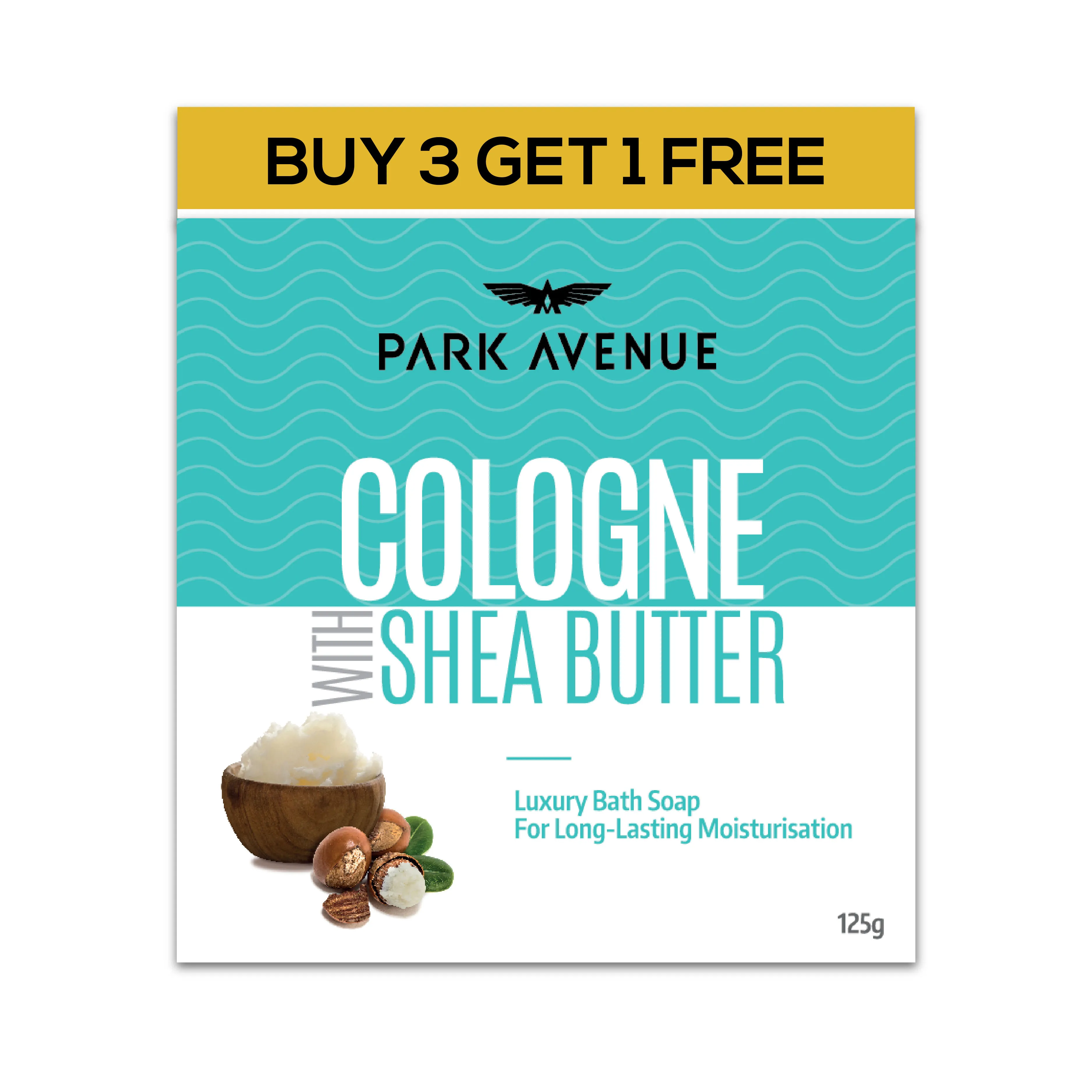 Park Avenue Cologne with Shea Butter soap (Buy 3 Get 1)