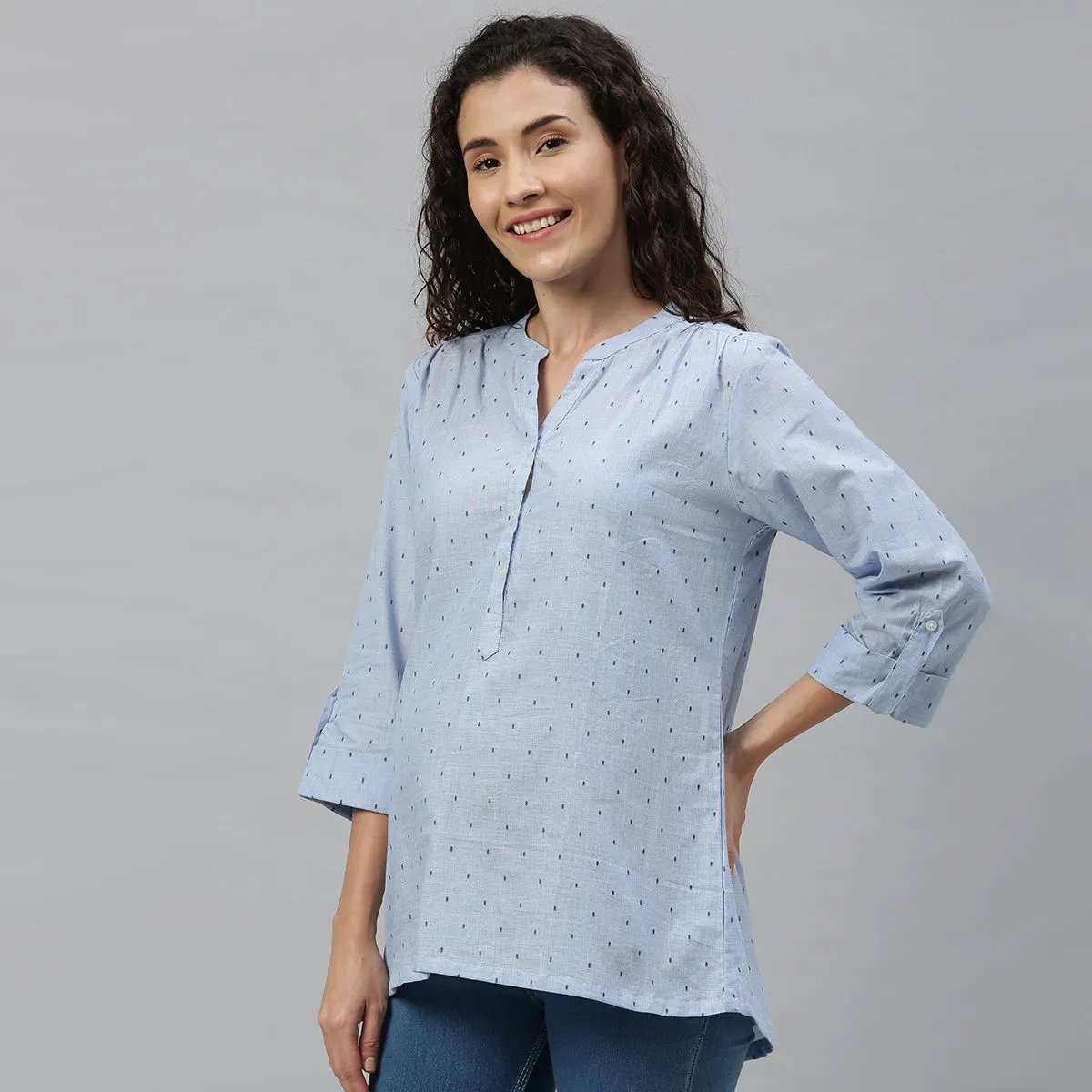 Nejo Maternity Top - Blue