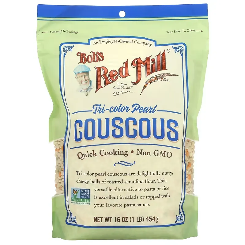 Tri-Color Pearl Couscous, 1 lb (454 g)