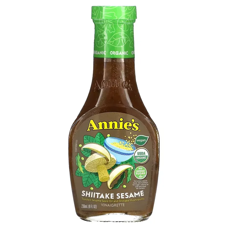 Organic Shiitake Sesame Vinaigrette, 8 fl oz (236 ml)