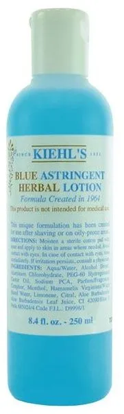 Kiehl's Blue Astringent Herbal Lotion With Camphor, Sodium PCA & Menthol