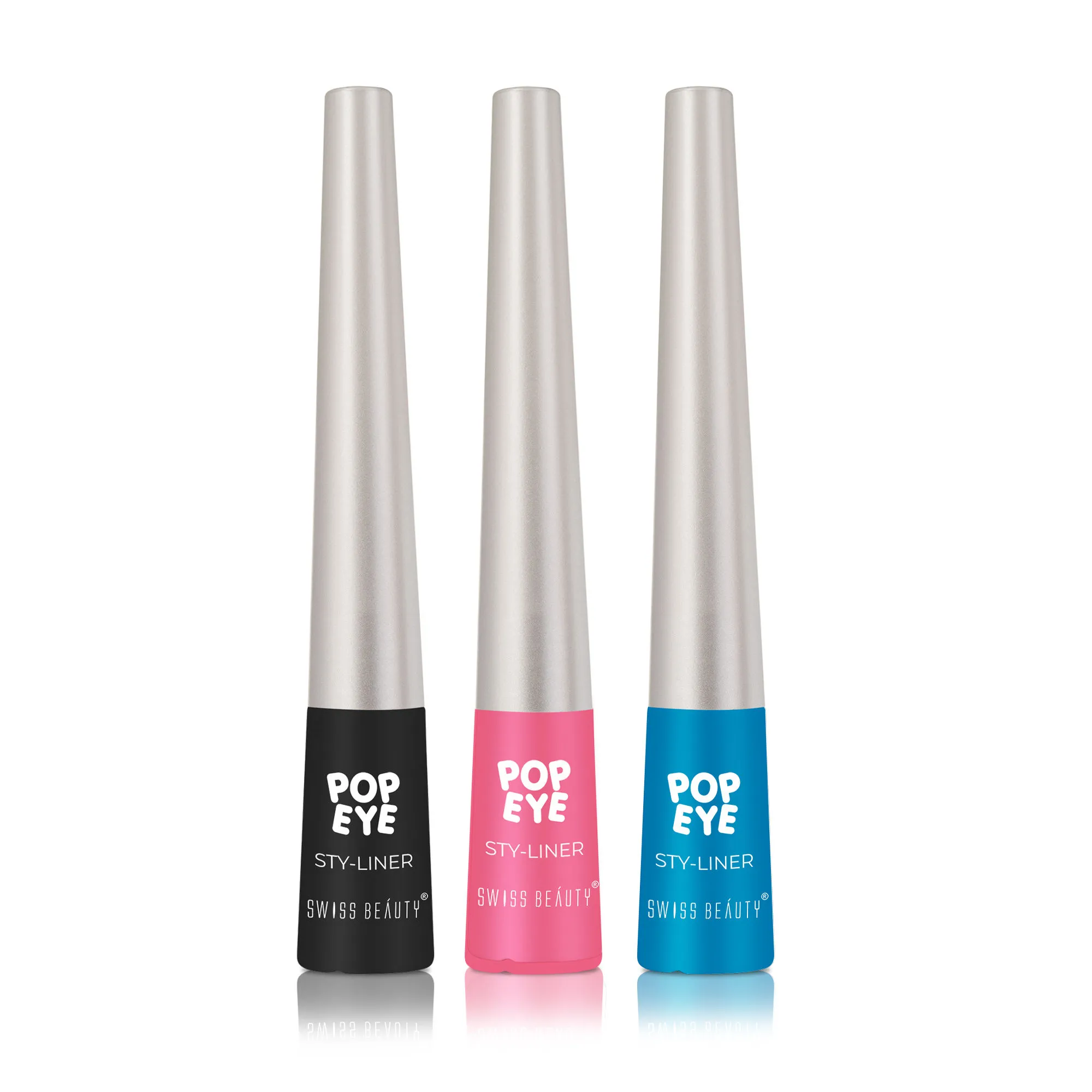 Swiss Beauty Eye Popping Eyeliner - Set Of 3