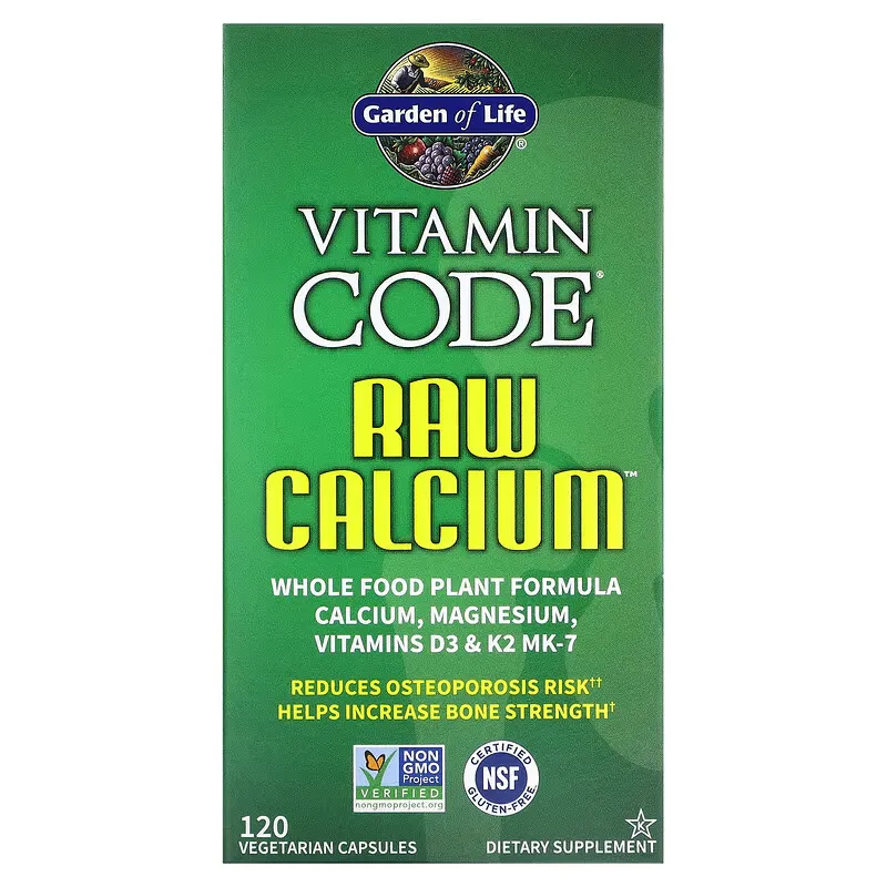 Vitamin Code, RAW Calcium, 120 Vegetarian Capsules