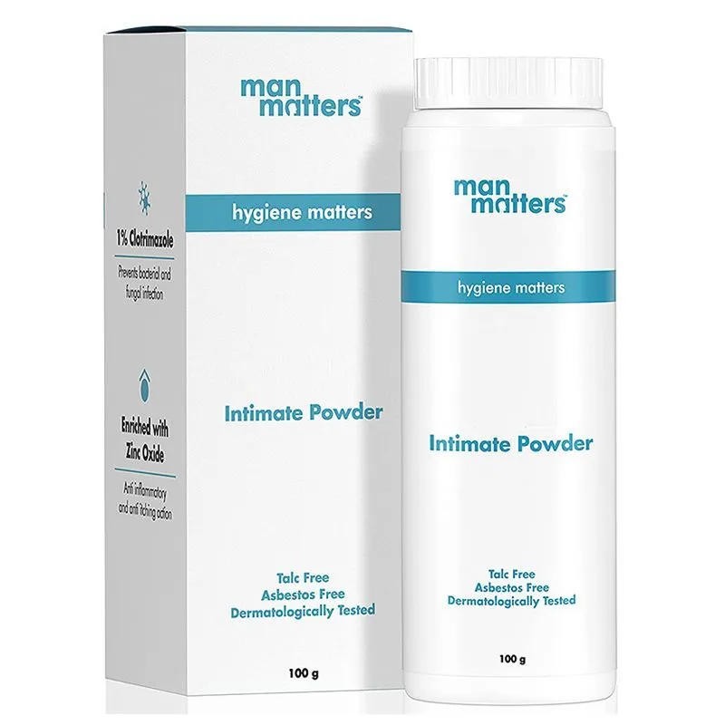 Man Matters Anti-fungal Intimate Powder (fights Bacterial Infections, Masks Sweat And Odor)