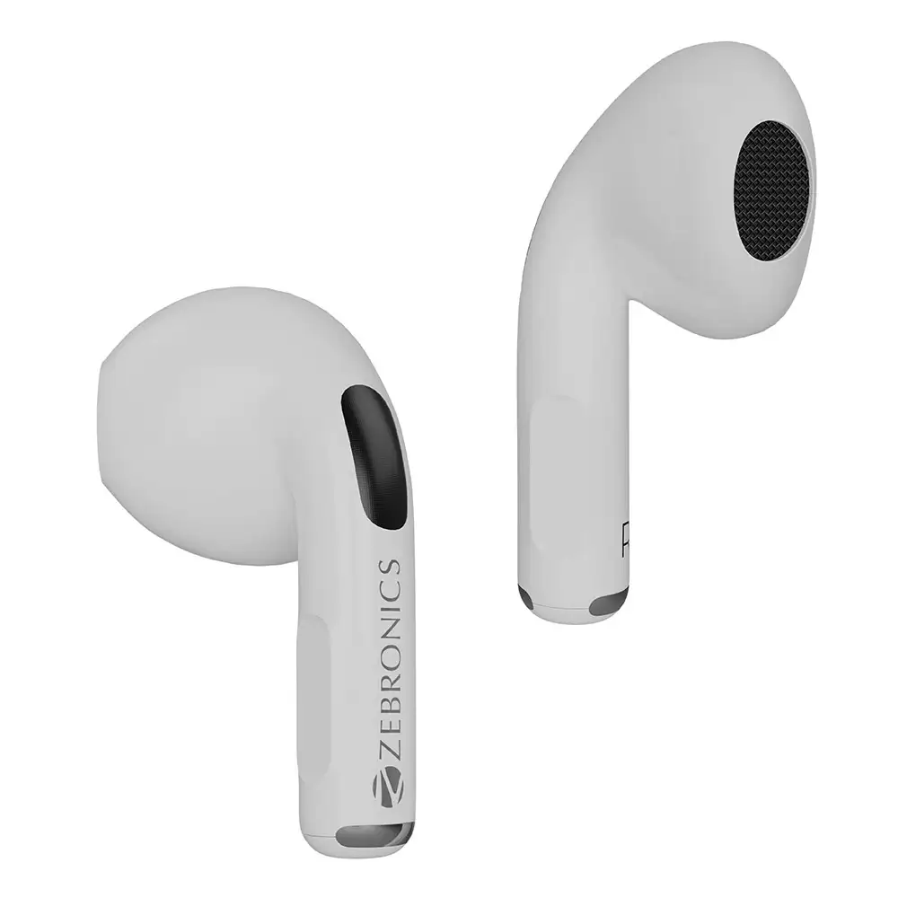 Zebronics Zeb-Sound Bomb 3 TWS Earbuds,  White