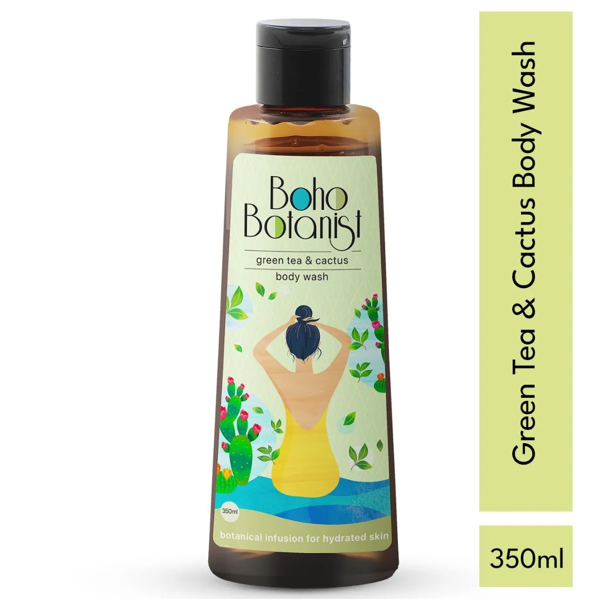 Boho Botanist Green Tea & Cactus Body Wash