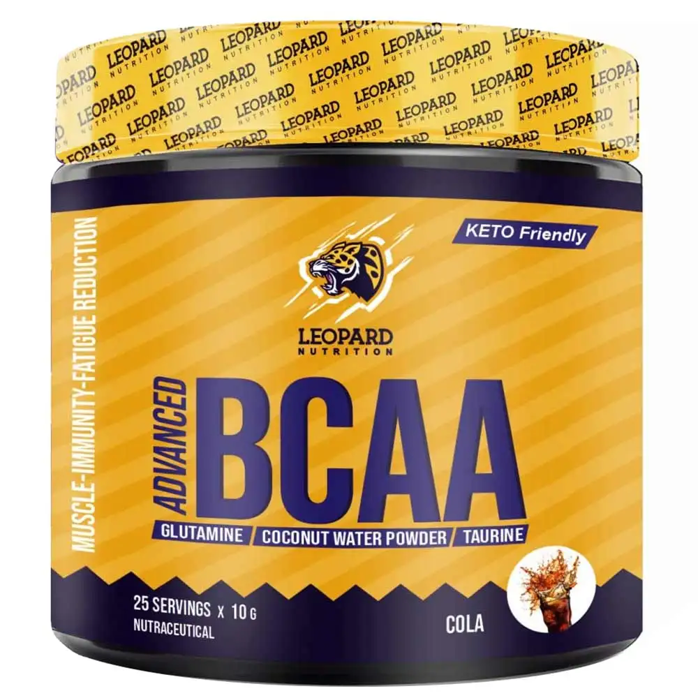 Leopard Nutrition Advanced BCAA,  0.55 lb  25 Servings  Cola