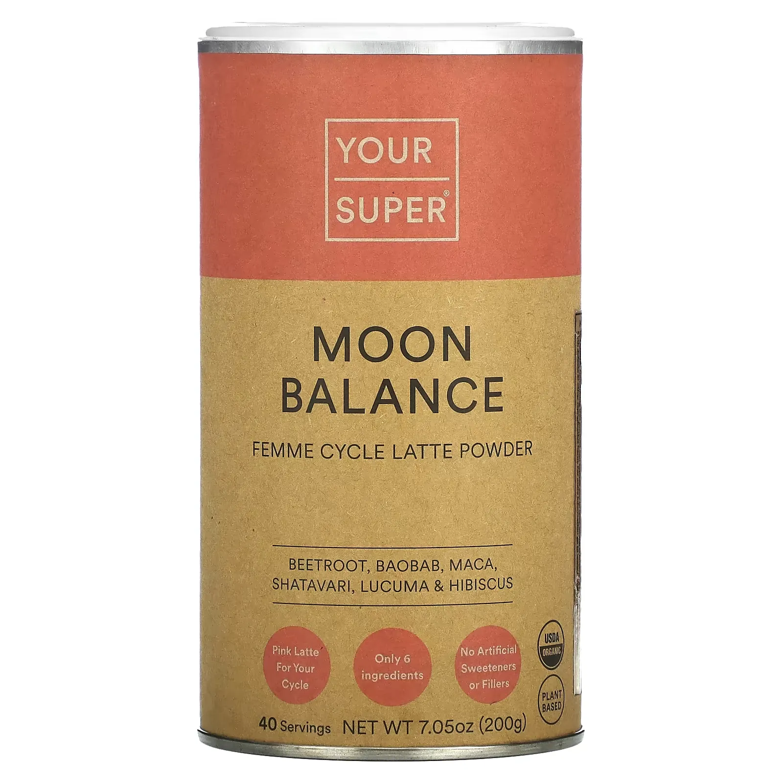 Moon Balance, Femme Cycle Latte Powder, 7.05 oz (200 g)