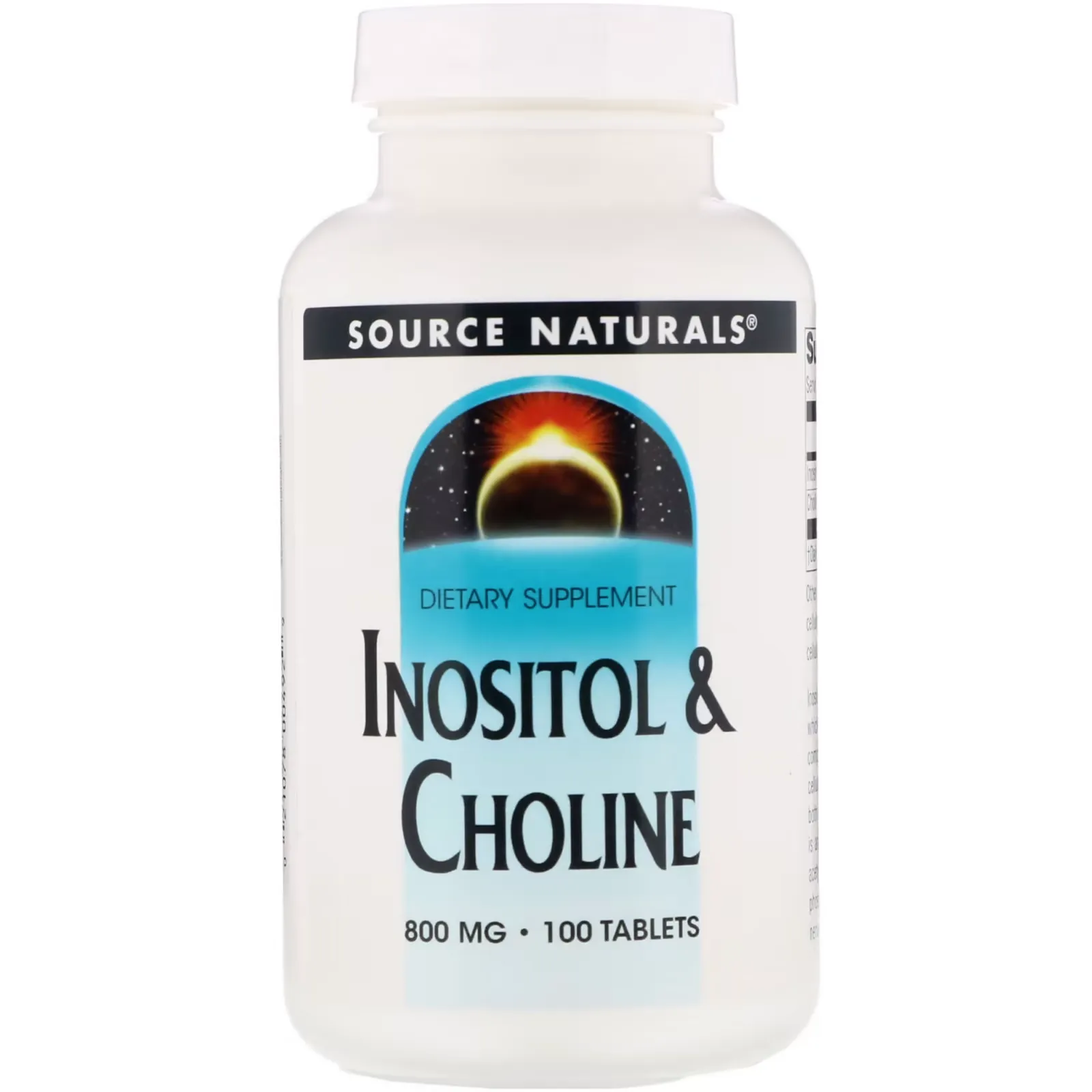 Inositol & Choline, 800 mg, 100 Tablets