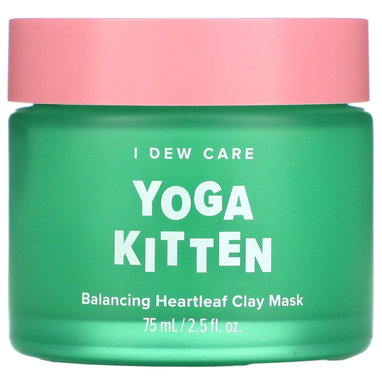 Yoga Kitten, Balancing Heartleaf Clay Beauty Mask,  2.53 fl oz (75 ml)