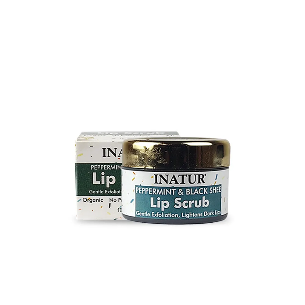 Inatur Peppermint & Black Seed Lip Scrub