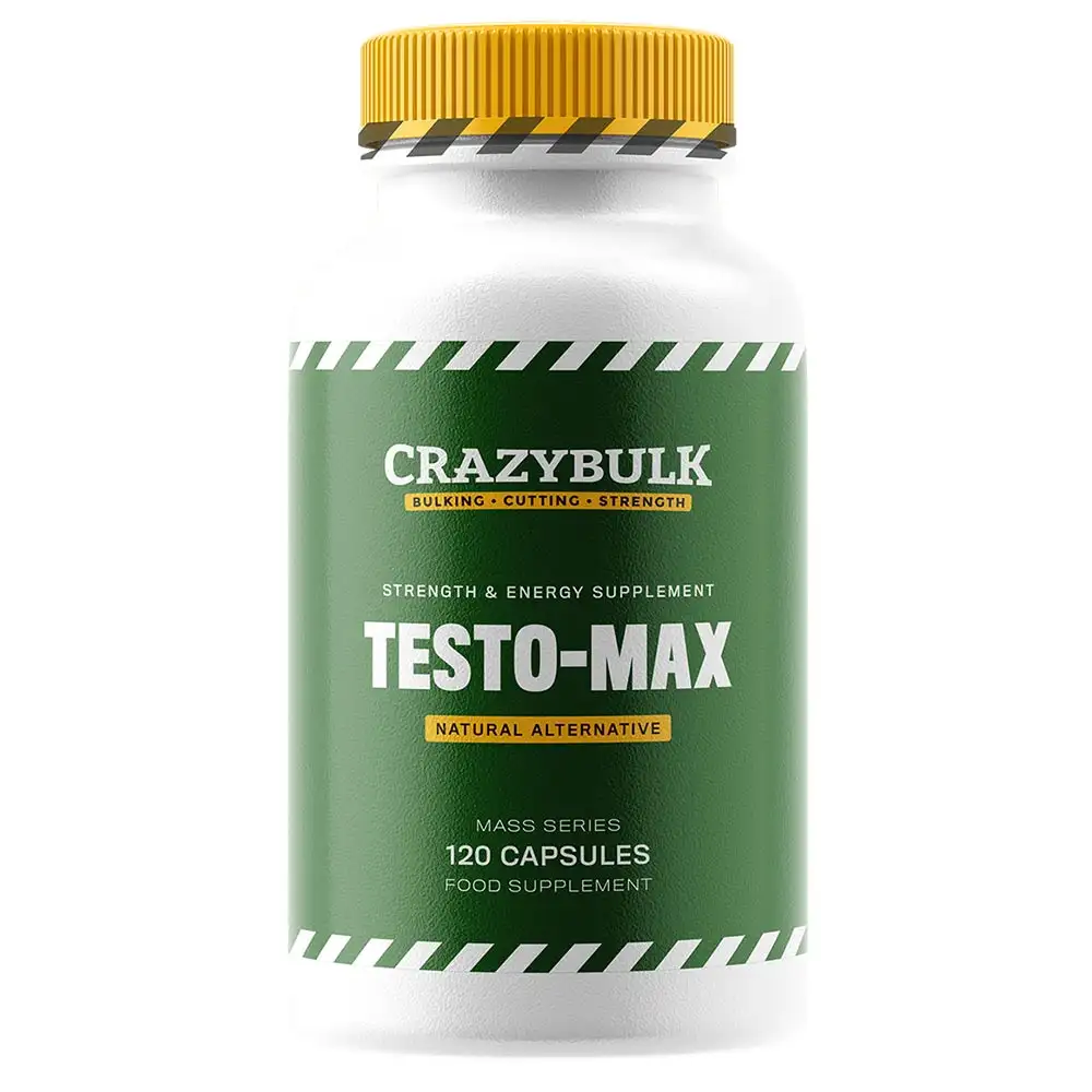 Crazybulk Testo-Max,  120 capsules  Unflavoured