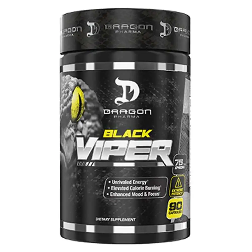 Dragon Pharma Black Viper,  90 capsules  Unflavoured