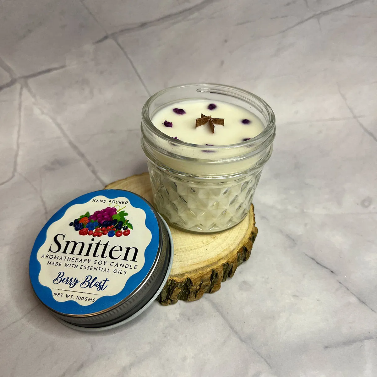 Smitten Aromatherapy Candle Berry Blast