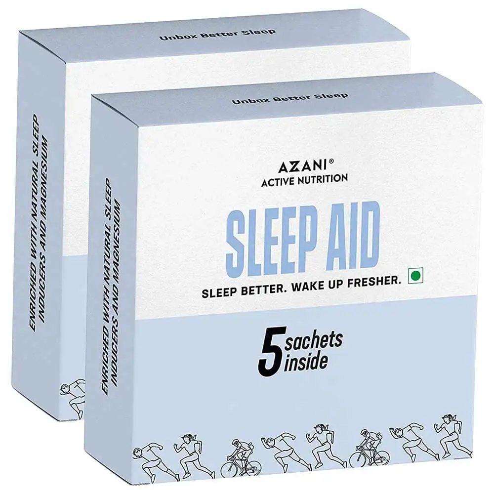 Azani Active Nutrition Sleep Aid (Pack of 2),  5 sachets/pack  Unflavoured