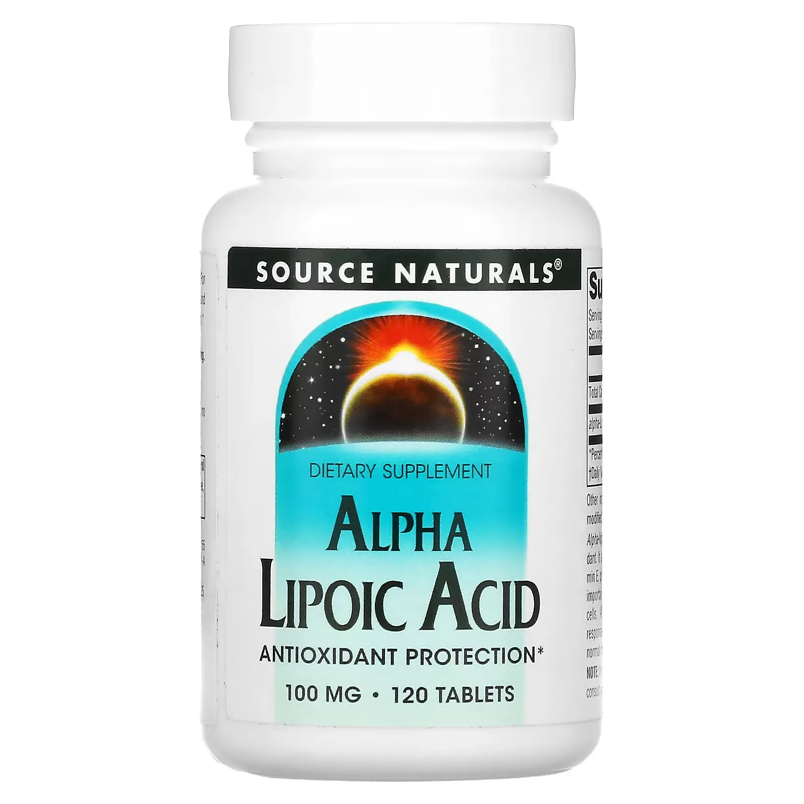 Alpha Lipoic Acid, 100 mg, 120 Tablets