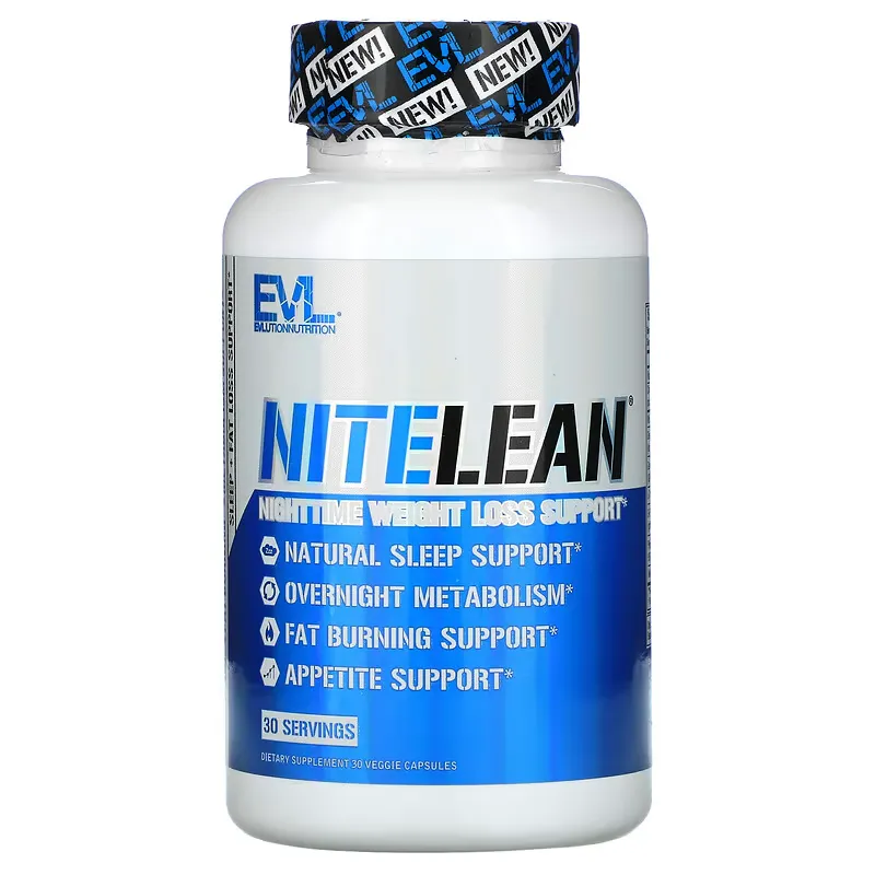 NiteLean, Nighttime Weight Loss Support, 30 Veggie Capsules