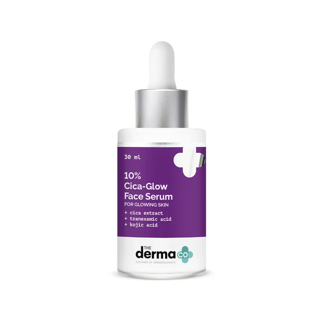 The Derma Co. 10% Cica-glow Face Serum With Tranexamic Acid & Kojic Acid For Glowing Skin