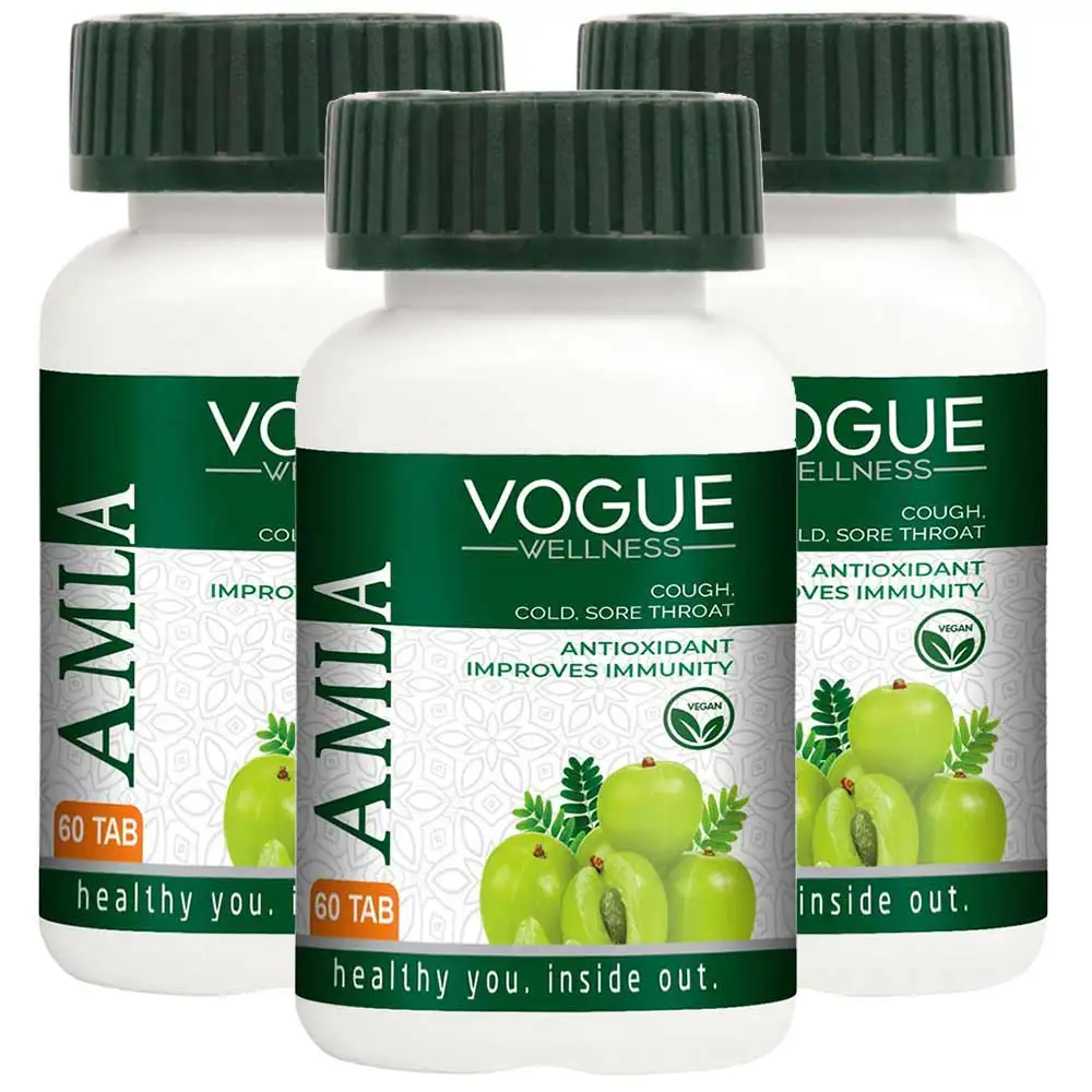 Vogue Wellness Amla - Pack of 3,  60 tablet(s)