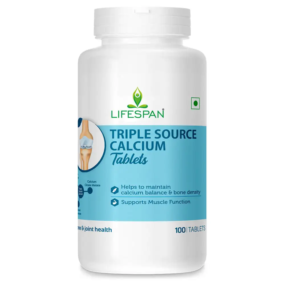 Lifespan Triple Source Calcium,  100 tablet(s)  Unflavoured