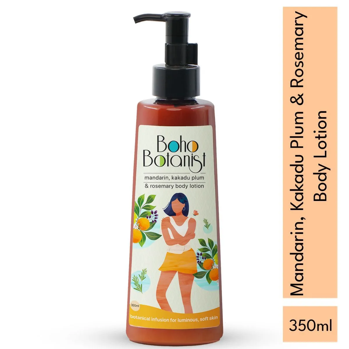 Boho Botanist Mandarin, Kakadu Plum & Rosemary Body Lotion